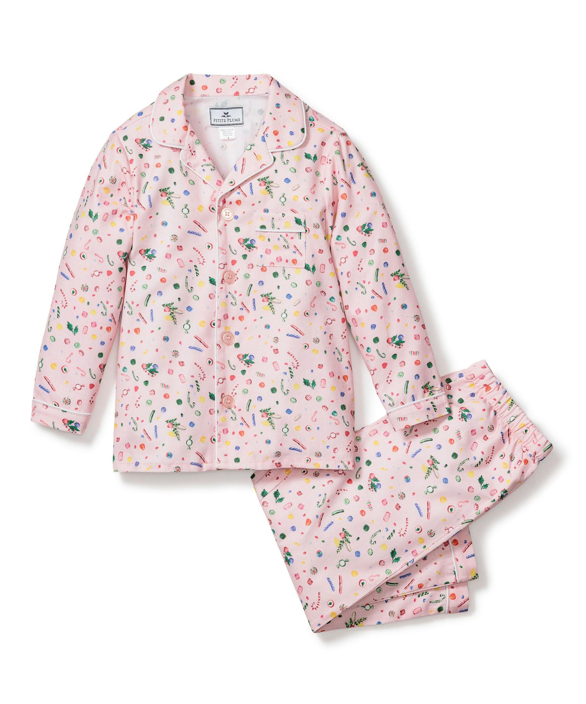 Petite Plume Vintage Sweets Kids  Christmas Pajama Set