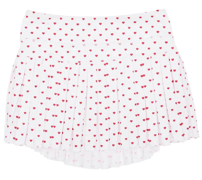Tiny Hearts Mini Pleat Skort
