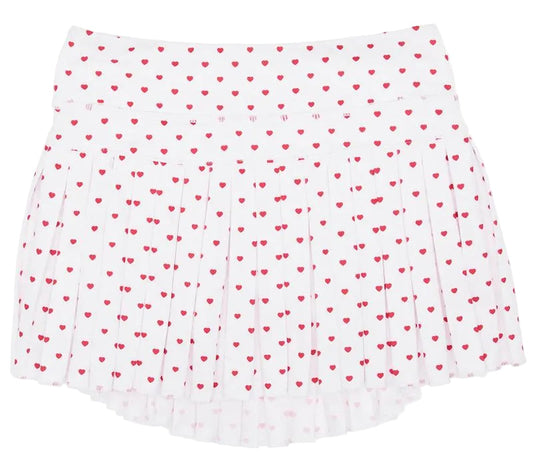 Tiny Hearts Mini Pleat Skort