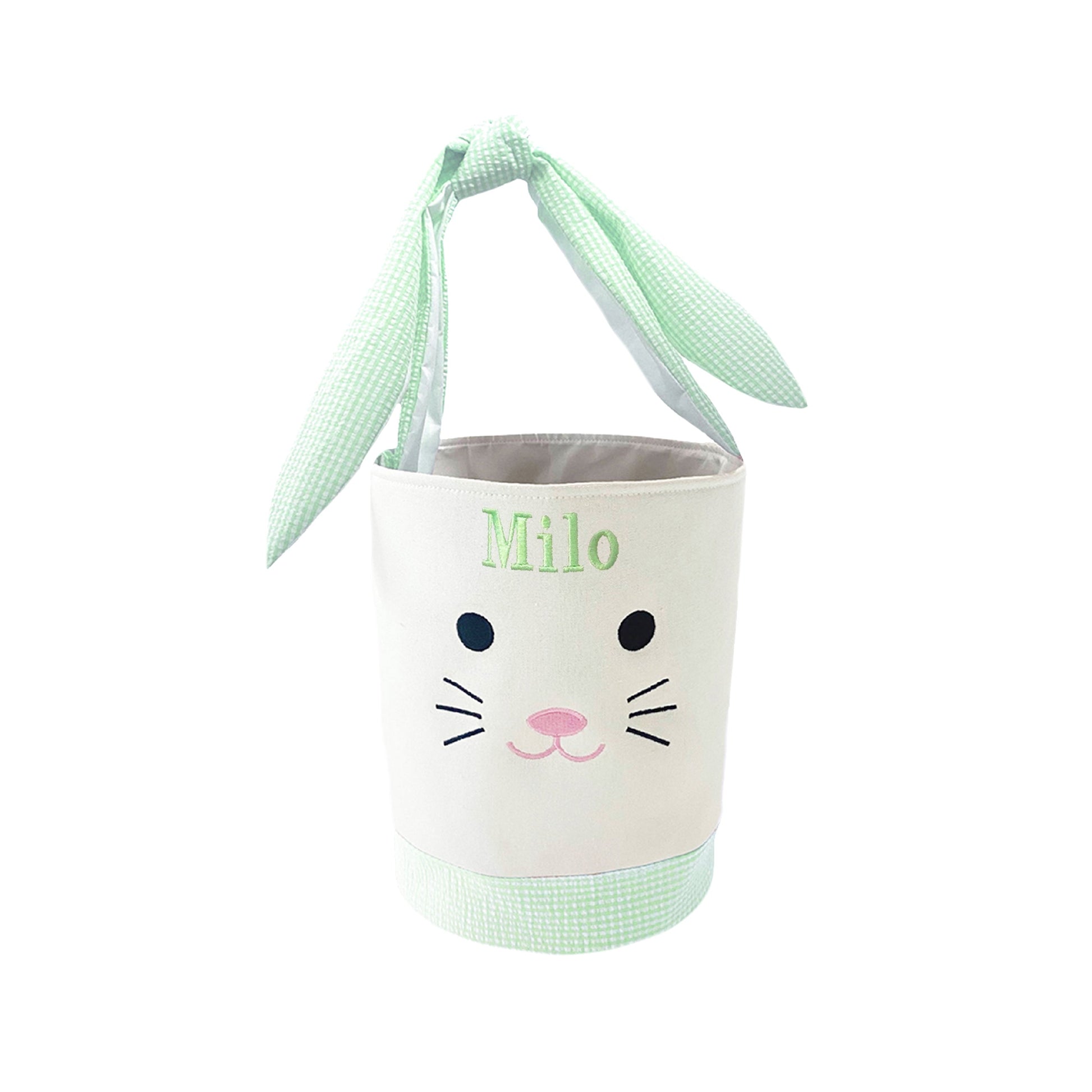 Bits & Bows Easter Bunny Basket - Green