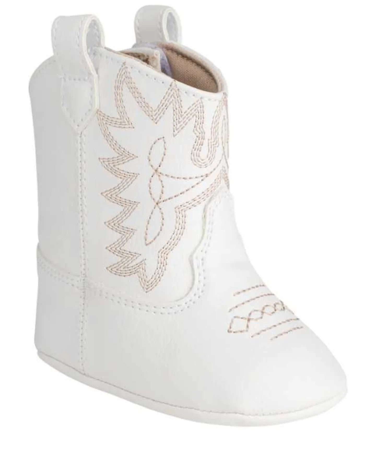 Baby Deer Infant White Cowboy Boots