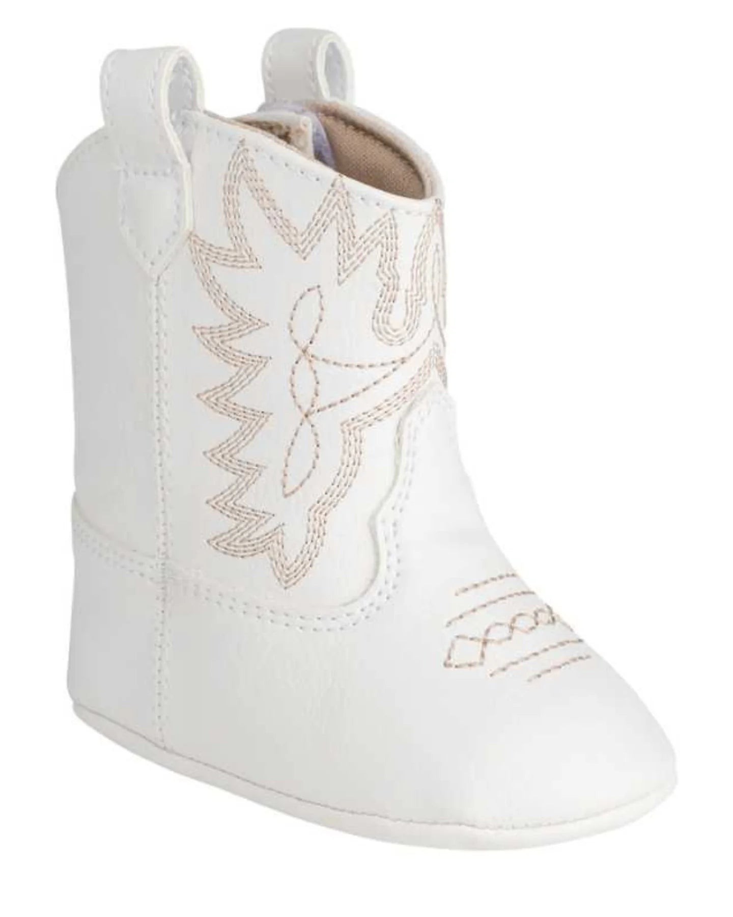 Baby Deer Infant White Cowboy Boots