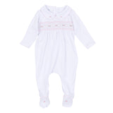 Magnolia Baby Grace Smocked Footie