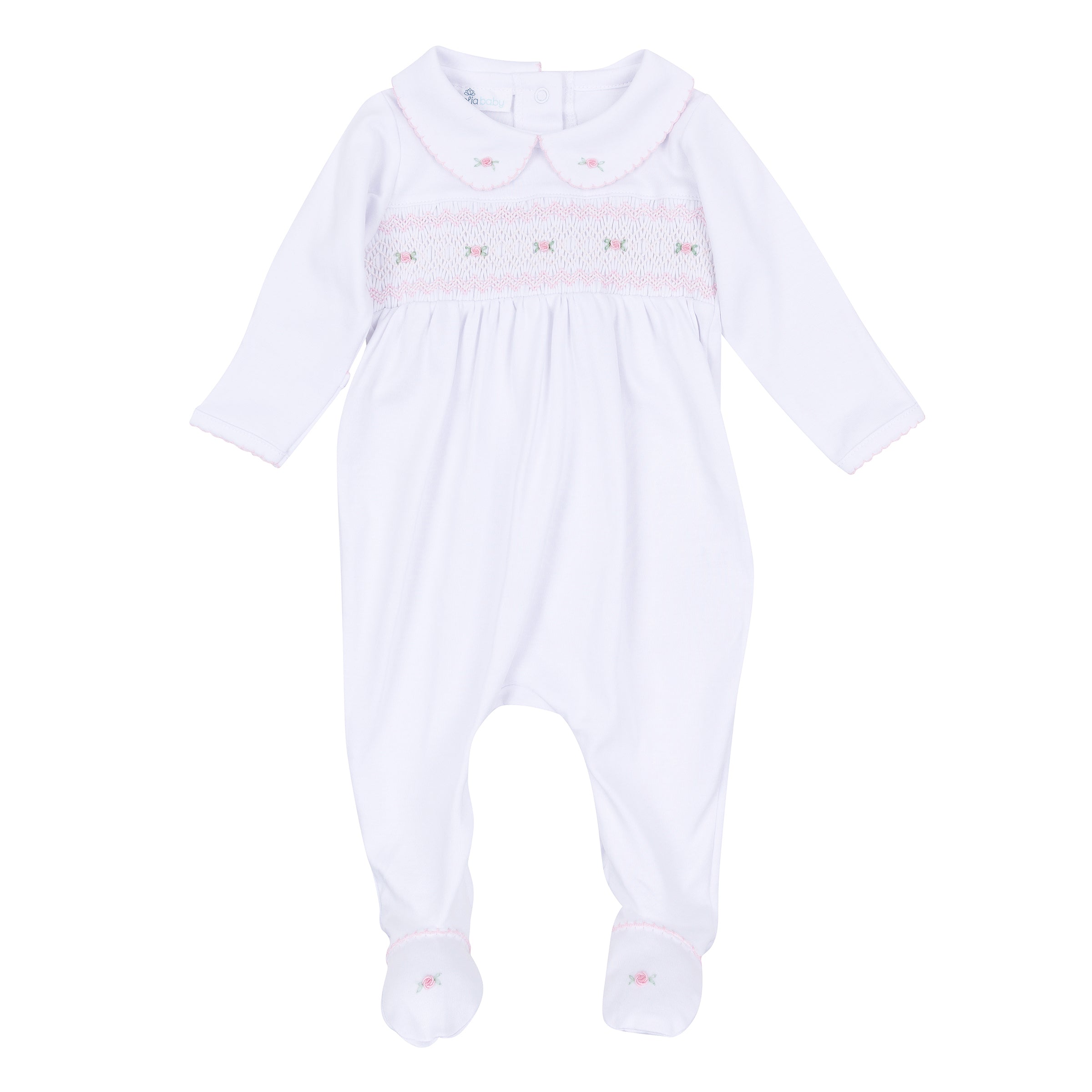 Magnolia Baby Grace Smocked Footie