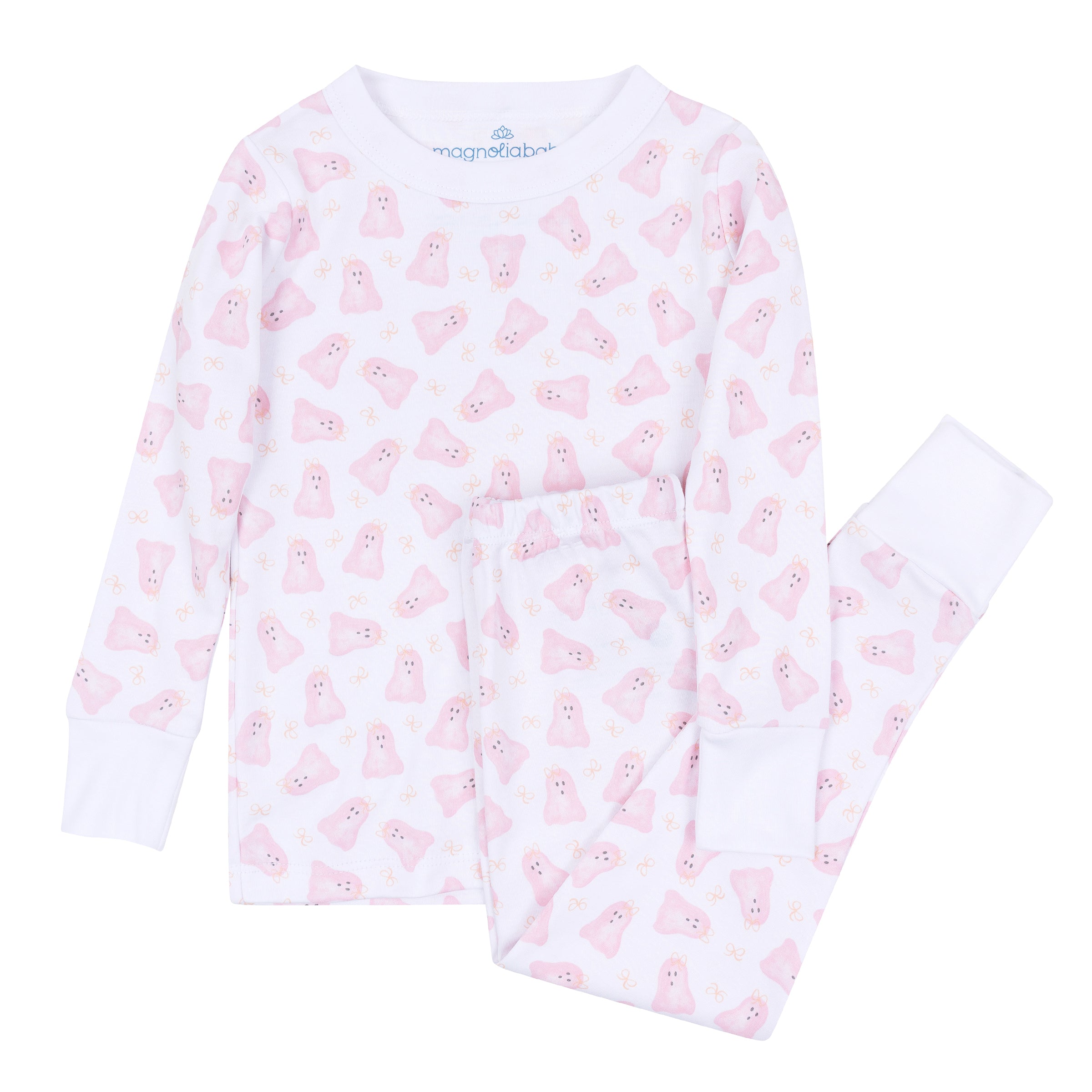 Magnolia Baby Baby Boo Long Pajamas- Pink