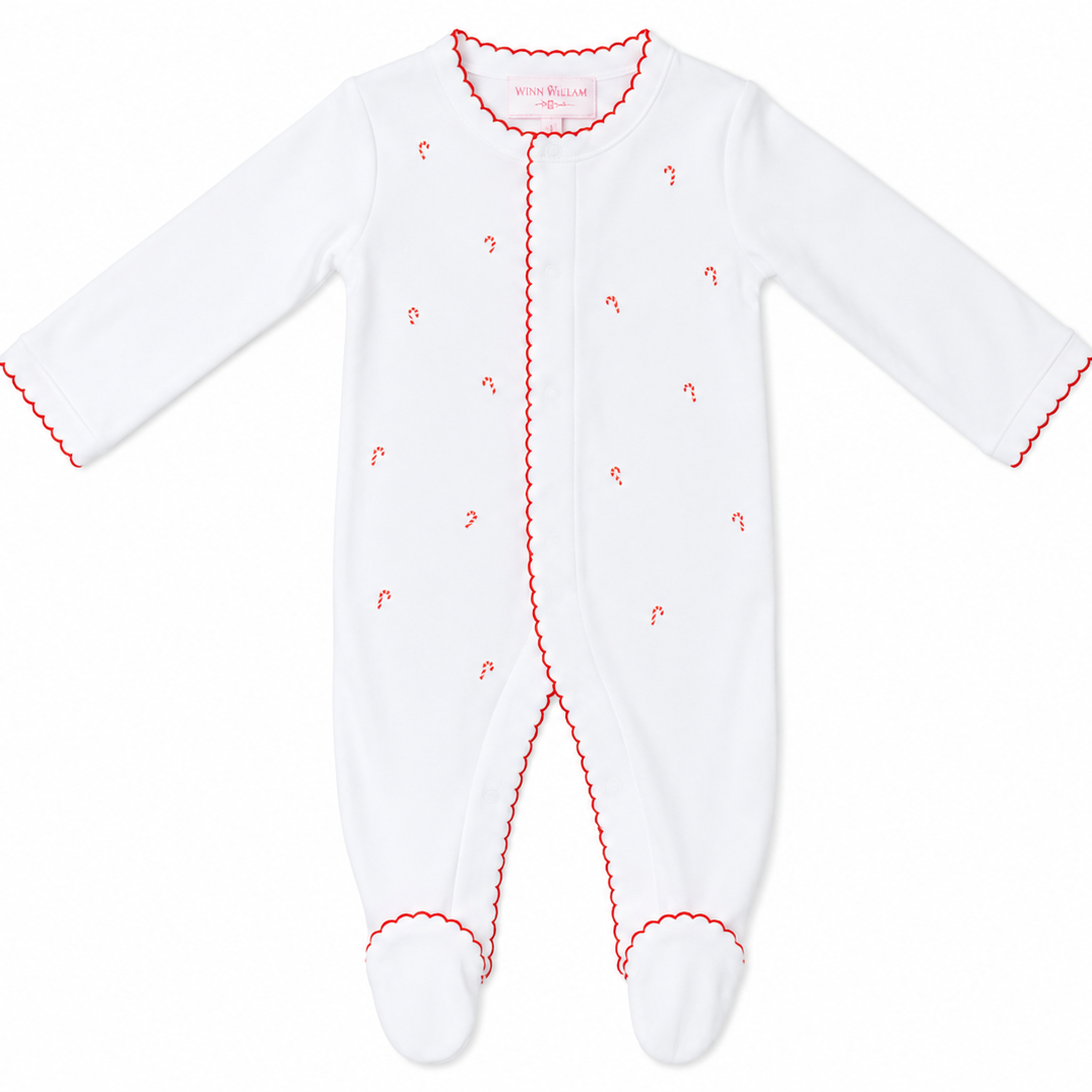 Candy Cane Footie