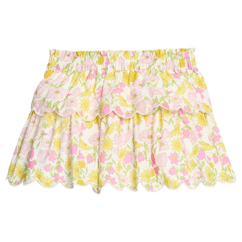 Bisby Two Tiered Skort- Bedford Buttercup