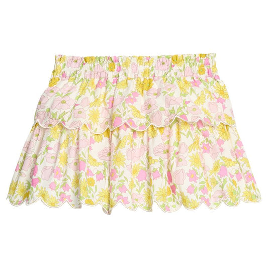 Bisby Two Tiered Skort- Bedford Buttercup