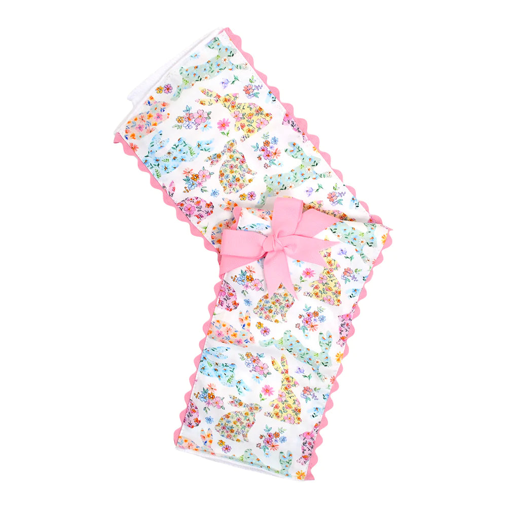 3 Marthas Garden Fancy Fabric Burp Cloth