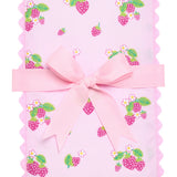 3 Marthas Strawberry Fancy Fabric Burp Cloth