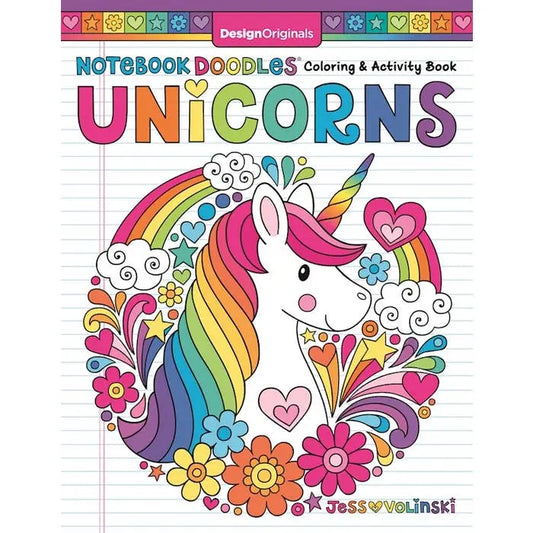 Coloring Book Notebook Doodles - Unicorns