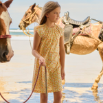 Minnow Girls Marigold Floral Shift Dress