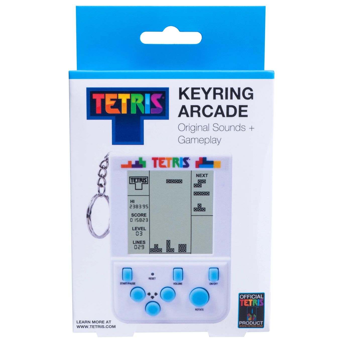 Fizz Creations Tetris Keyring Arcade