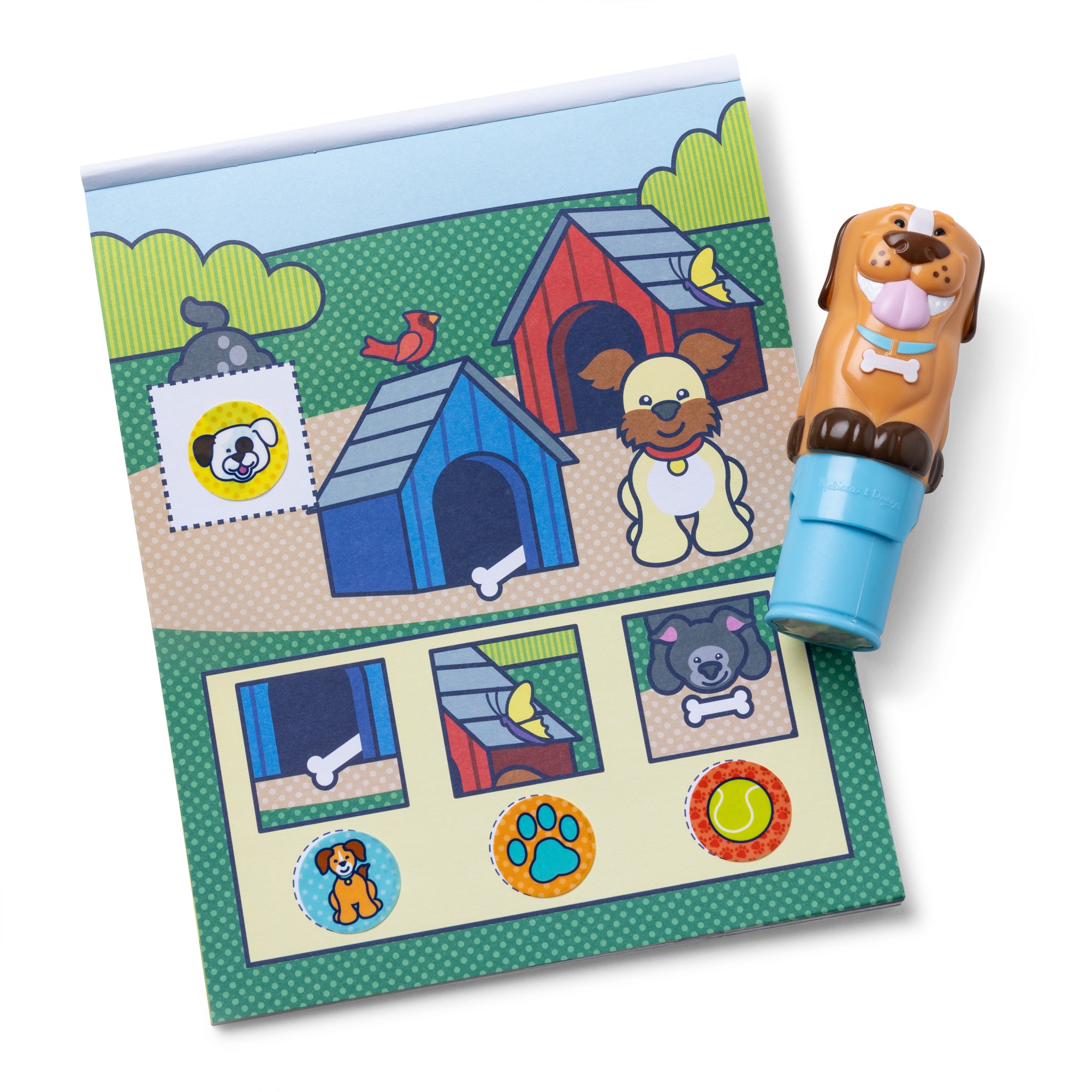 Melissa and Doug Sticker WOW! Activity Pad & Sticker Stamper Pack - Pets