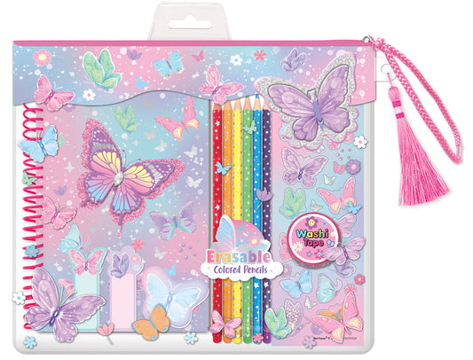 Hot Focus Coloring Journal - Tie Dye Butterfly