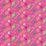 Lila and Hayes Parker Zipper Pajama - Christmas Candy Pink