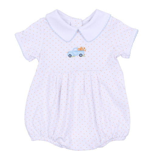 Pumpkin Patch Fun Embroidered Collared Bubble