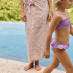 Minnow Girls Orchid Smocked Bikini