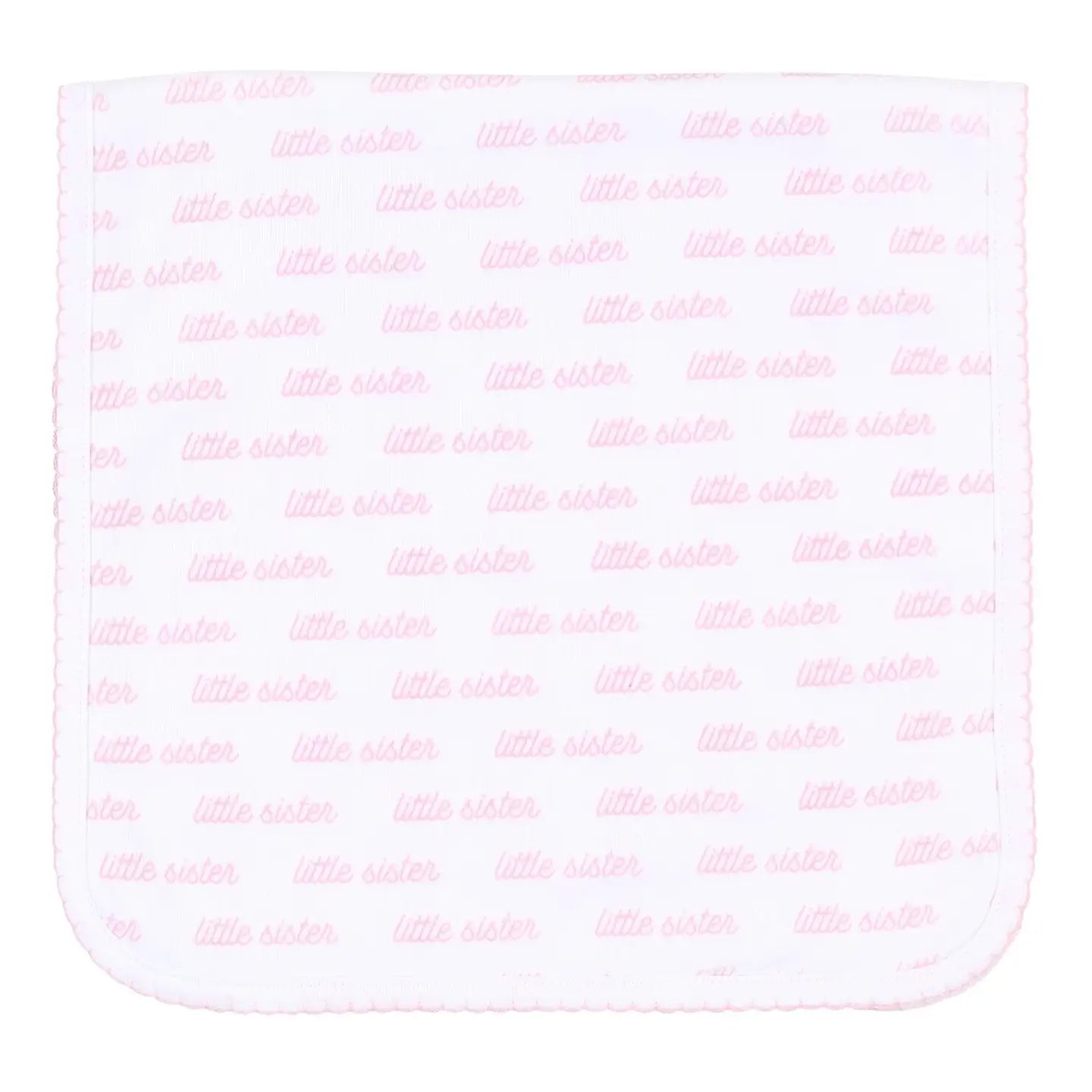 Magnolia Baby Little Sister Printed Burp Cloth