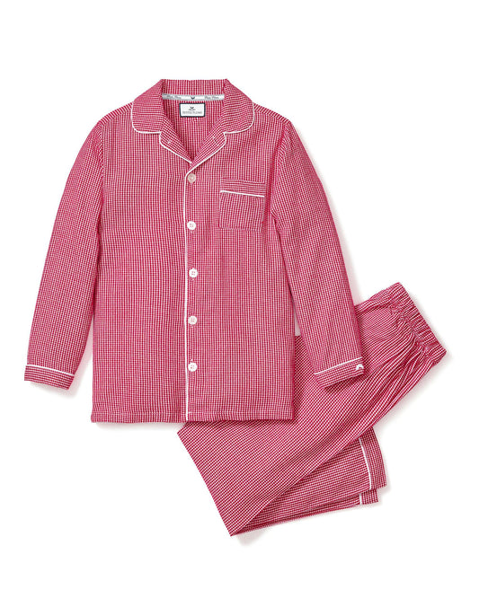 Petite Plume Red Mini Gingham Pajamas