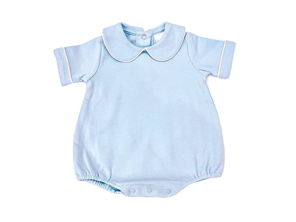 Southern Proper Blue Piping Collared Bubble 