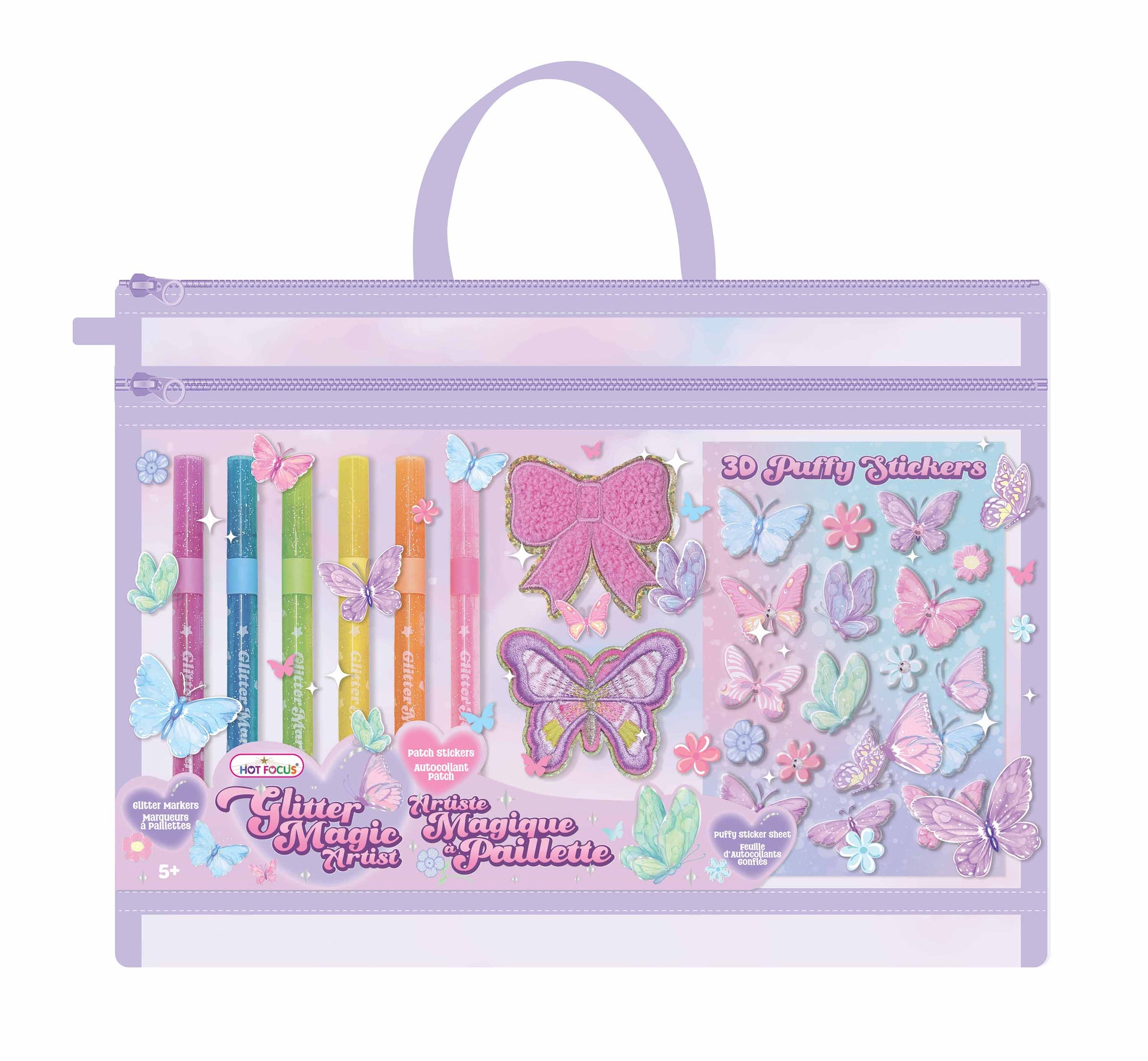 Hot Focus Glitter Magic Artist - Tie Dye Butterfly