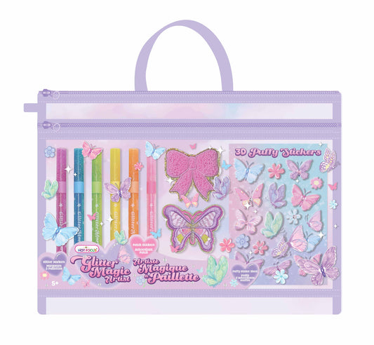 Hot Focus Glitter Magic Artist - Tie Dye Butterfly