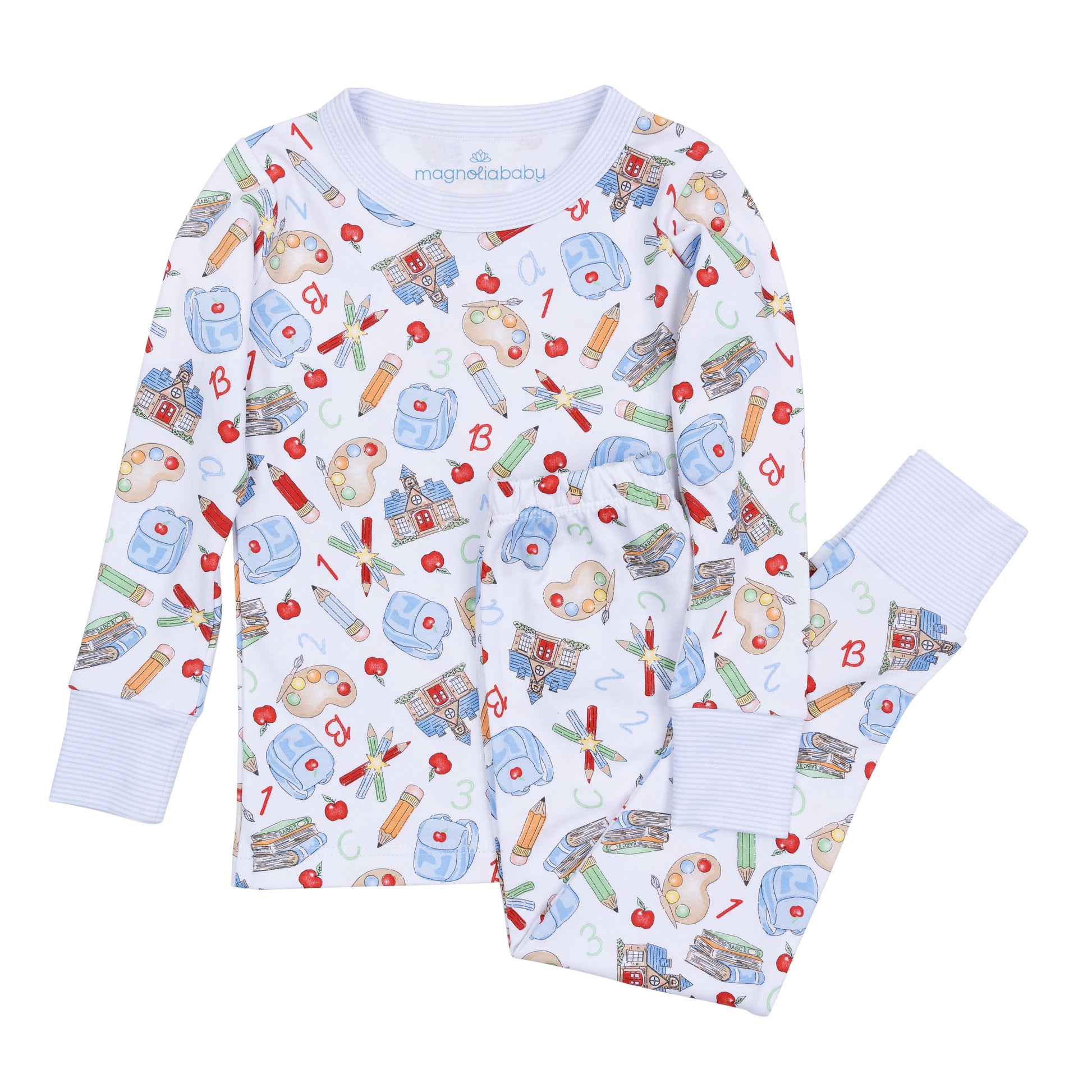 Magnolia Baby School Day Sweetness Long Pajamas