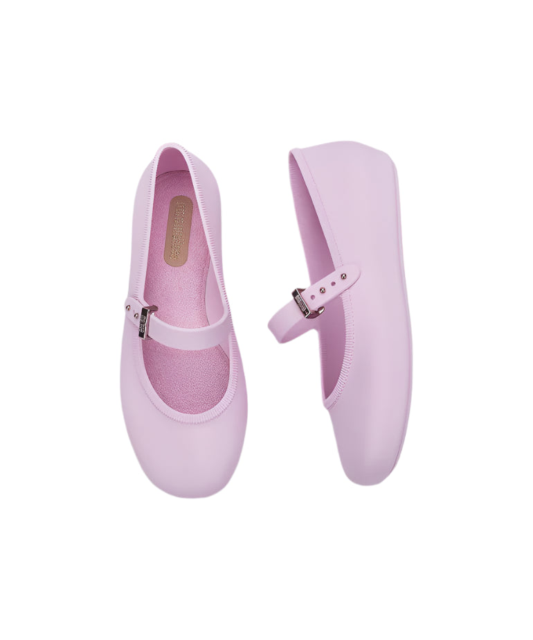 Mini Melissa Soft Ballerina Ballet Flat- Pink