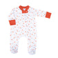 Magnolia Baby Lil' Longhorn Printed Zipper Footie