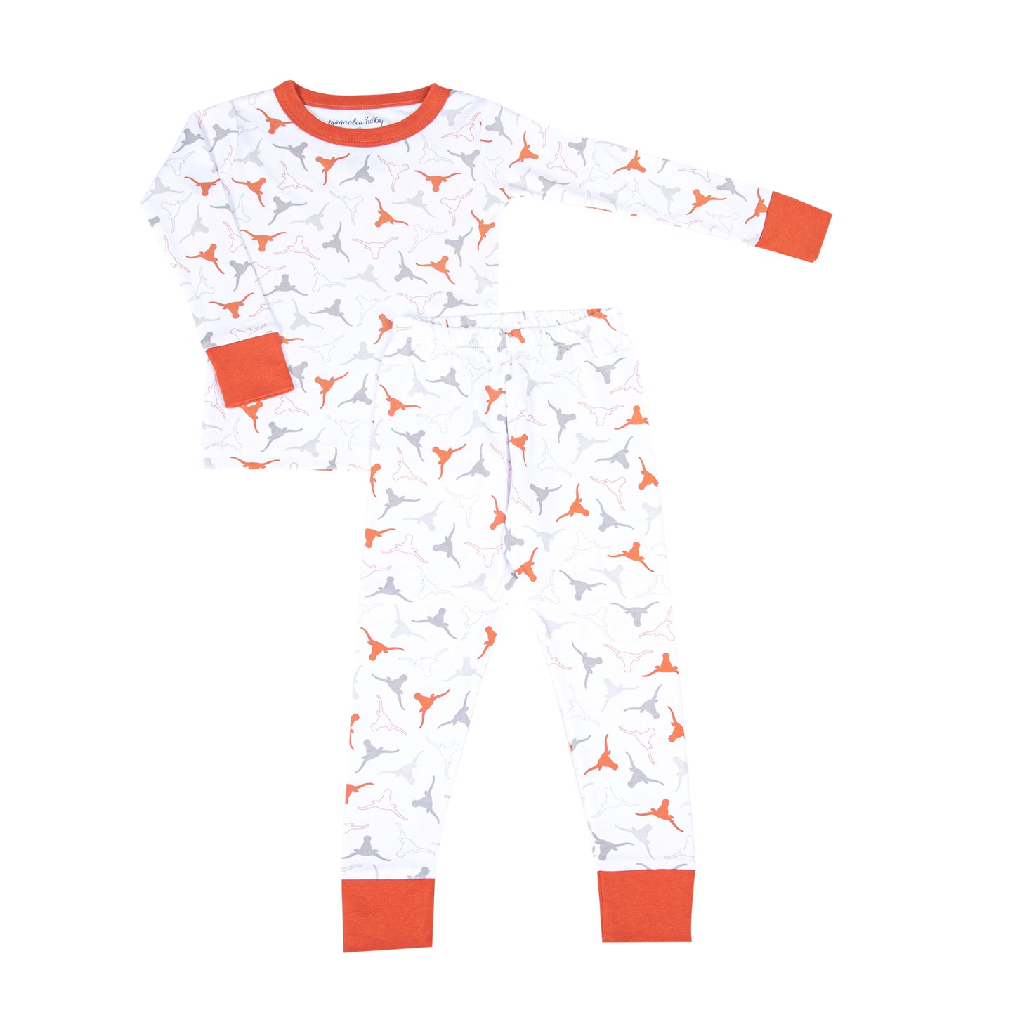 Magnolia Baby Lil' Longhorn Long Pajamas