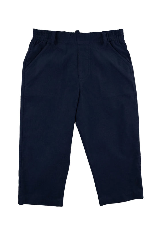 Florence Eiseman Navy Corduroy Fake Fly Pants