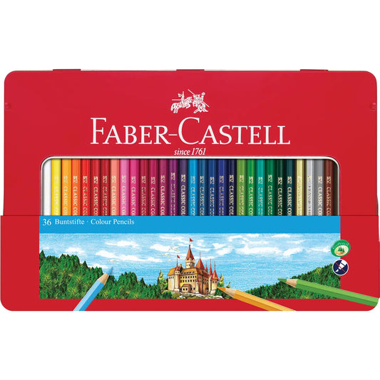 Faber-Castell 36 Classic Colored Pencils- Gift Set