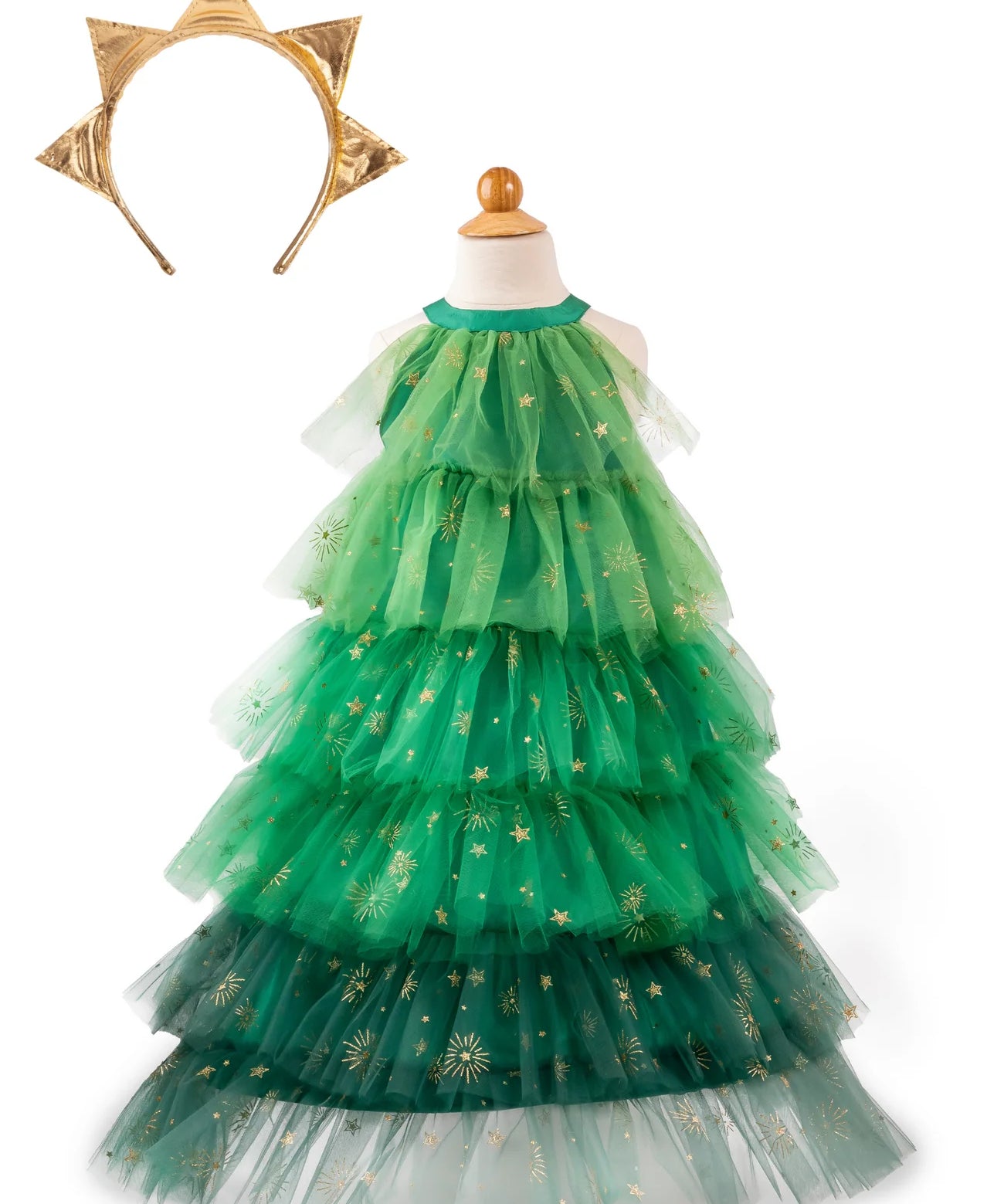 Great Pretenders Christmas Tree Dress and Headpiece