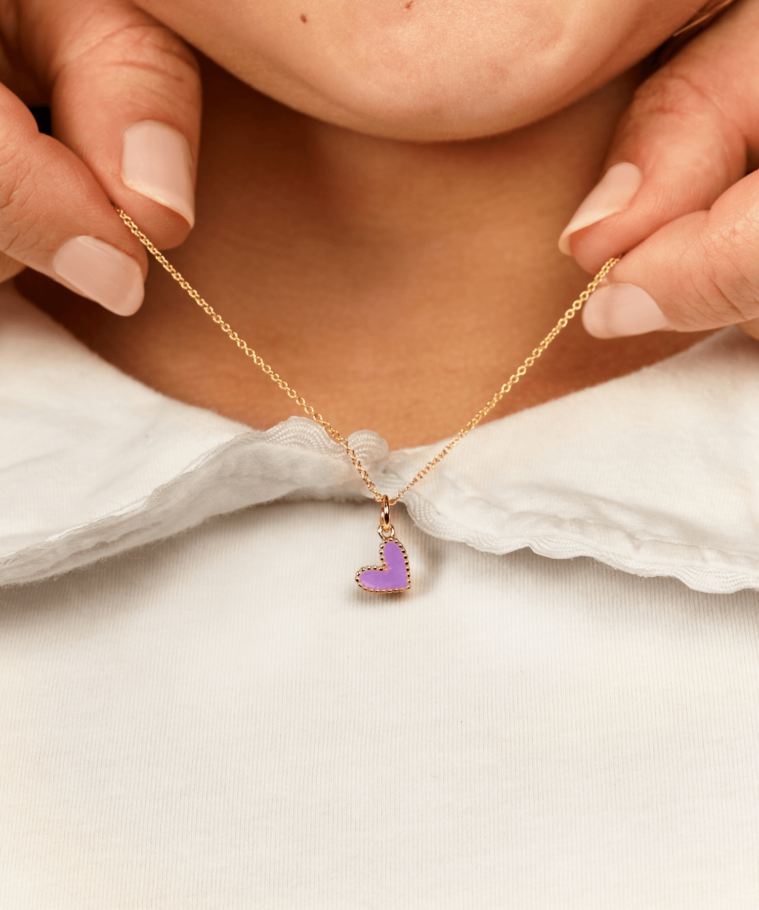 LeMel Lilah Heart Necklace