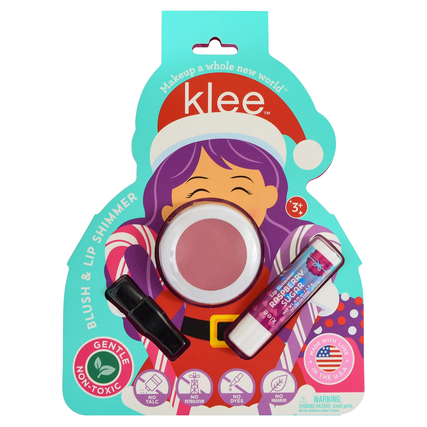 Klee Crystal Glow- Blush and Lip Shimmer Set