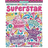Coloring Book Notebook Doodles - Superstar