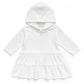Florence Eiseman White Hooded Coverup With Tiers
