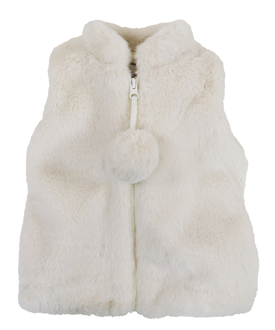 American Widgeon Zip Front Vest - Vanilla Layer Cake