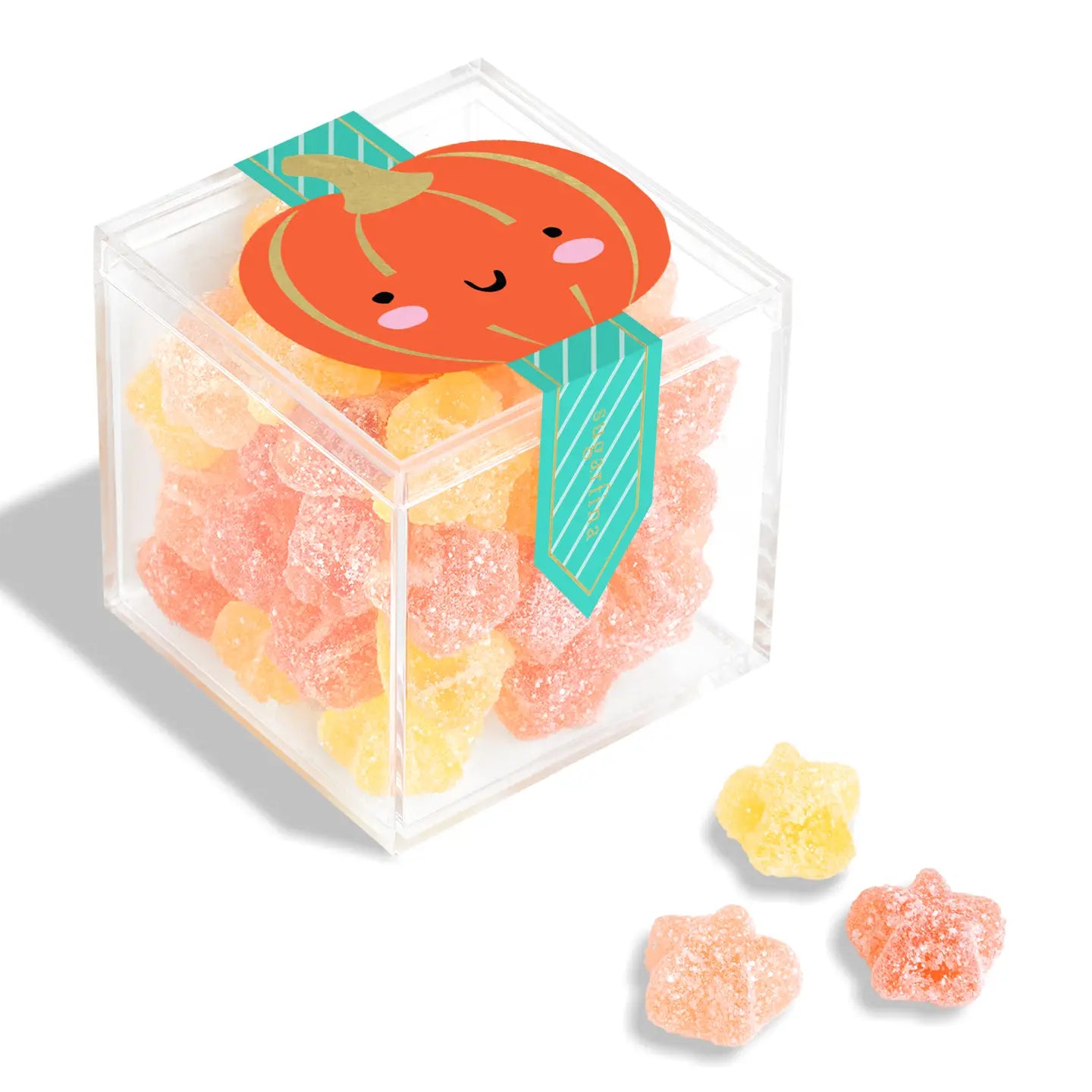 Sugarfina Pumpkin- Super Sour Stars- Small