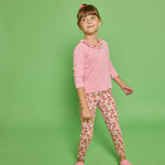 Bisby Caroline Tee- Autumn Floral Stripe