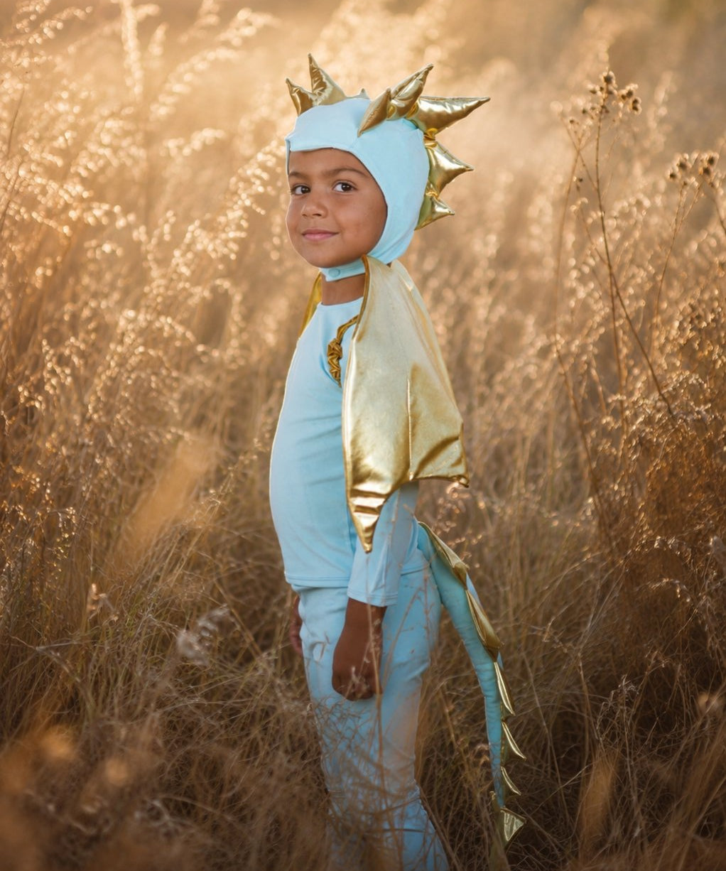 Sky Blue Dragon Costume
