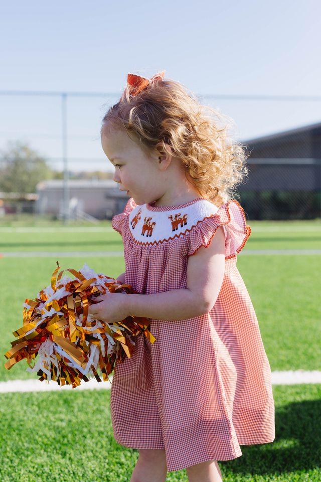 Smocked Longhorn Kate Dress