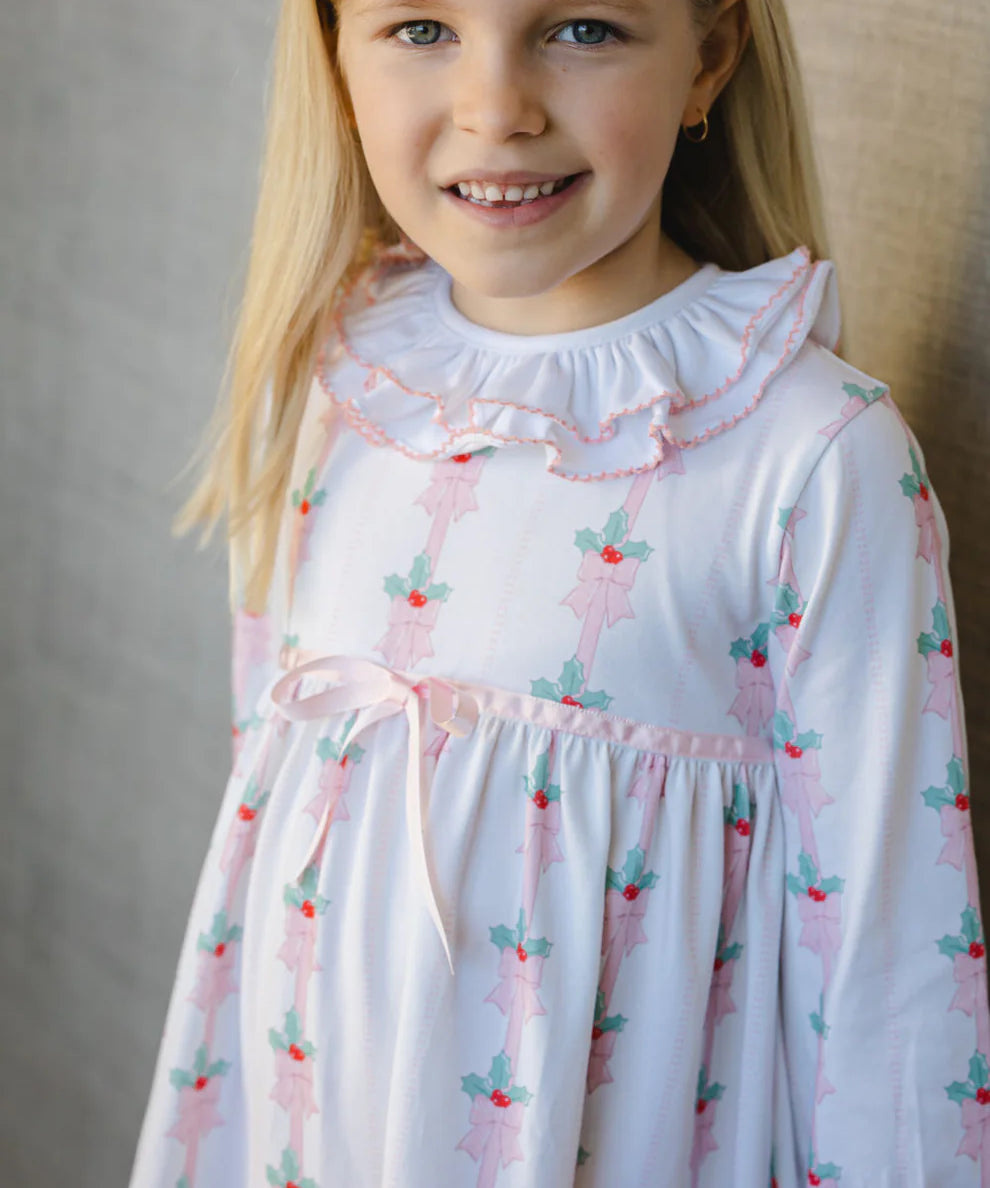 Pink Mistletoe Nightgown