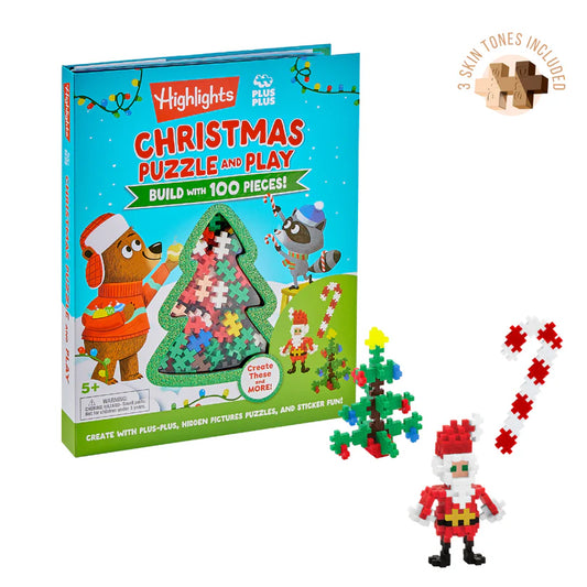 Highlights x Plus Plus Christmas Puzzle and Play