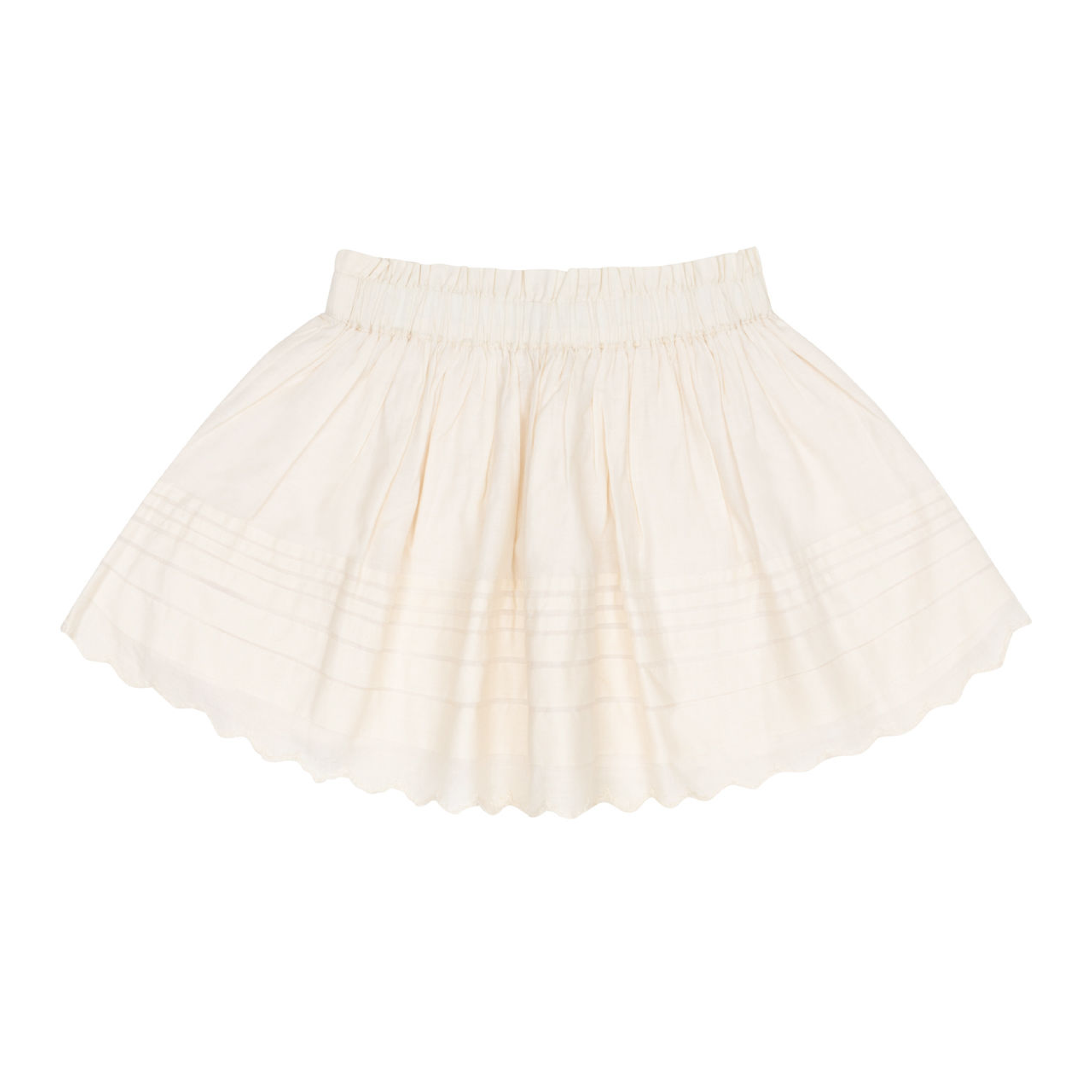 Minnow Girls Cream Schiffly Skirt