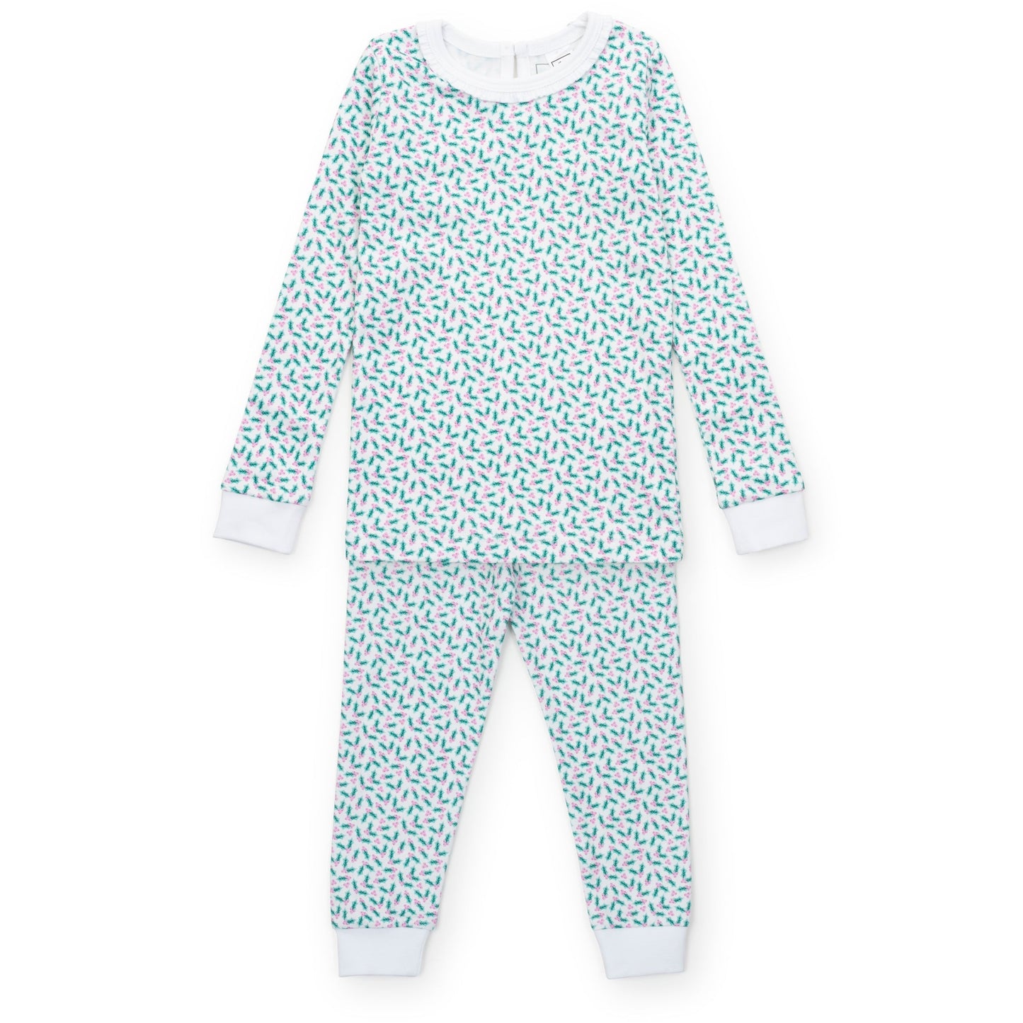 Ava Girls' Pajama Pant Set - Holly Holidays
