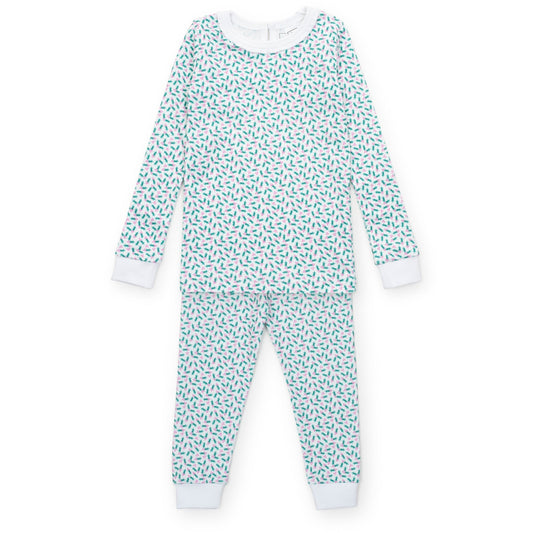 Ava Girls' Pajama Pant Set - Holly Holidays
