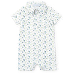 Lila and Hayes Tripp Boys' Polo Shortall - Jumping Trout
