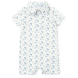 Lila and Hayes Tripp Boys' Polo Shortall - Jumping Trout